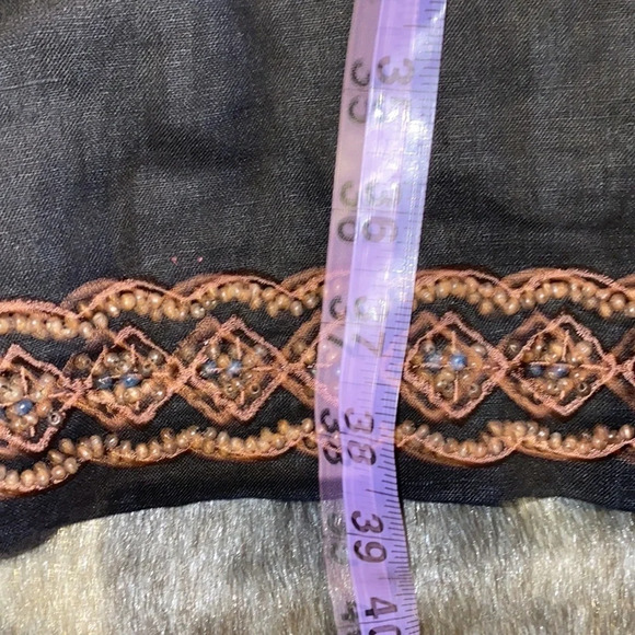 Carole Little Women’s Linen sleeveless dress size 16 - Picture 8 of 15